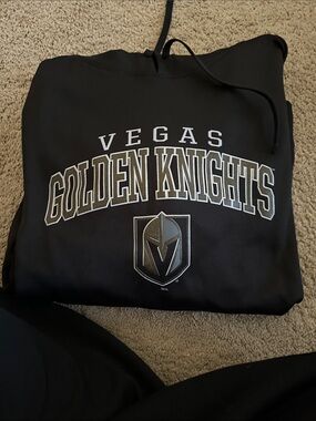 Champion Black Vegas Knights Hoodie with Team Crest